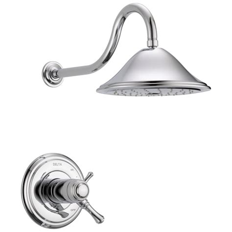 Delta Cassidy Thermostatic Chrome 1 Handle Shower Faucet At