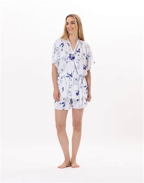 Viscose Pyjama Short Valensole Multico Lingerie Le Chat