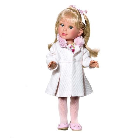 Vestida De Azul Doll 33 Cm Paulina Blonde With Pink Coat Dolls And Dolls Collectible Doll Shop