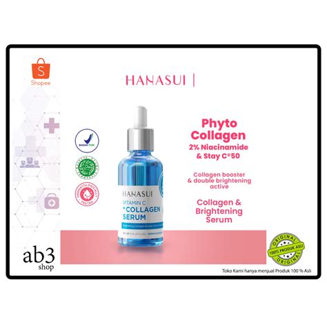 Jual HANASUI VITAMIN C COLLAGEN SERUM NEW LOOK IMPROVED FORMULA 20