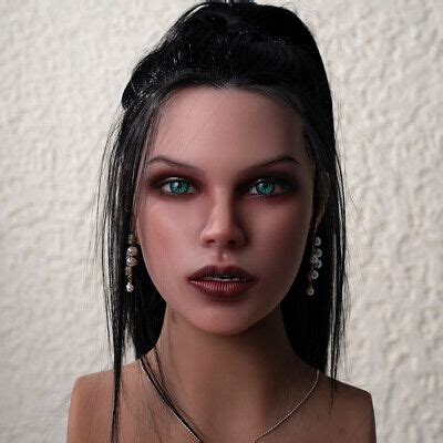 Real Oral Sex Doll Head Movable Jaw Silicone Implanted Hair Masturbator For Men Ebay