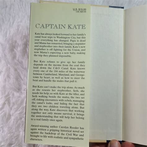 Captain Kate By Carolyn Reeder Hardcover Pangobooks