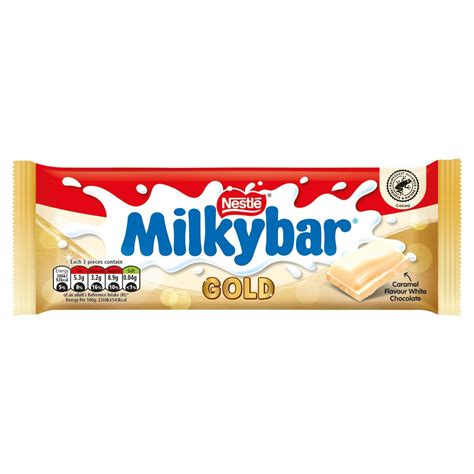 Nestle Milkybar Gold Caramel White Chocolate Bar 14x85g Kellys Wholesale