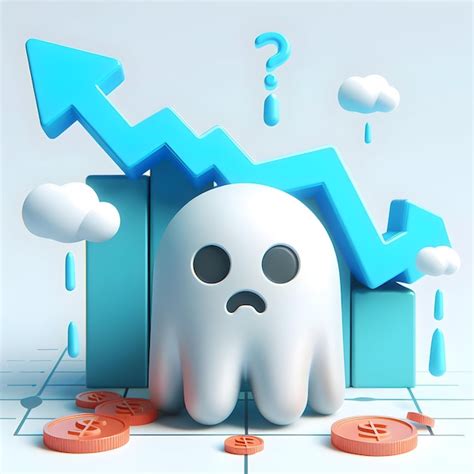 premium photo loss symbol  business concept  white background