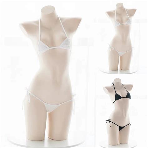 Jtfy Pc Women Sexy Lingerie Pajamas Mini Bikini Strappy Underwear Briefs Bra Sets Shopee