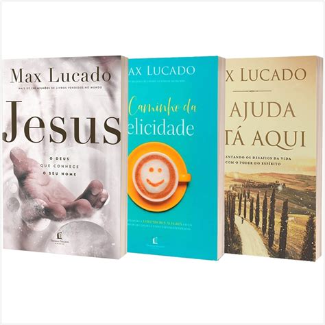 Livros De Max Lucado - Combo Max Lucado 3 Livros | Shopee Brasil