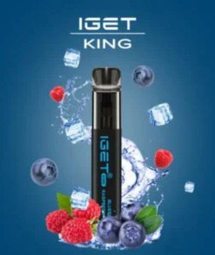 IGET King Vape 2600 Puff Blueberry Raspberry Ice TheVapeBar