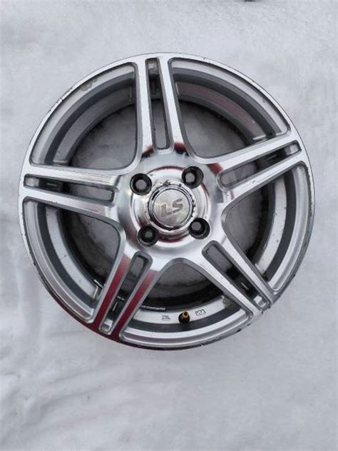Литые диски R14 4x100, LS Wheels LS 770, 14", 1 шт, литой, 4 шт, б/у, в ...