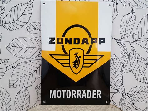 Emaille Schild ZÜNDAPP Motorräder Emailschild Enamel Catawiki