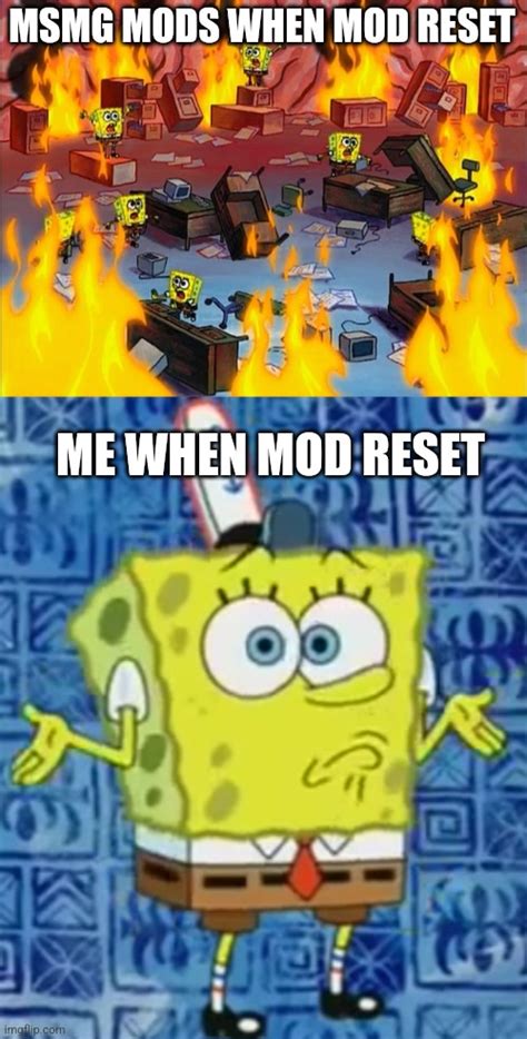 Image Tagged In Spongebob Firespongebob Shrug Imgflip