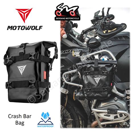 Motowolf Waterproof Bumper Crash Bar Bag Side Bag Sling Bag Waterproof