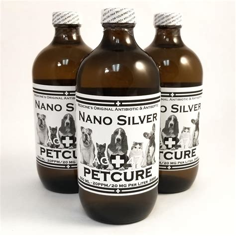 Petcure Colloidal Silver 500mL Glass Bottle with Cap – True Carnivores