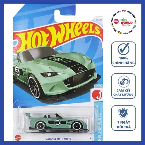 Xe mô hình Hot Wheels basic 15 Mazda MX 5 Miata HTC42 Shopee Việt Nam