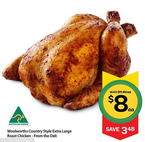 How Woolworths Really Makes Your 7 90 Roast Chicken Daily Mail Online