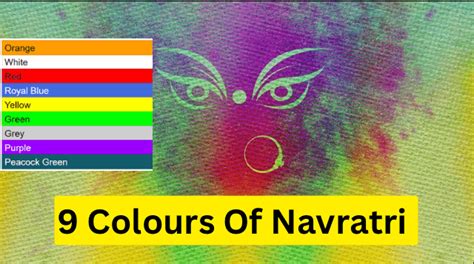 Navratri Kaleidoscope: Celebrating Nine Days in a Spectrum of Sacred Shades