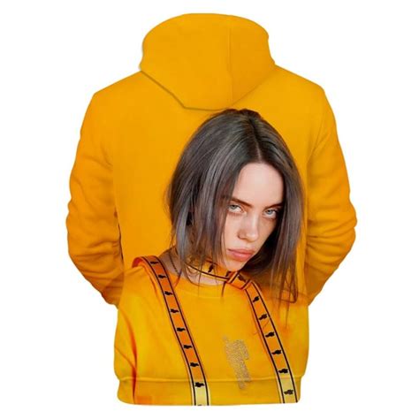 billie eilish full print hoodie womens fashion coats jackets