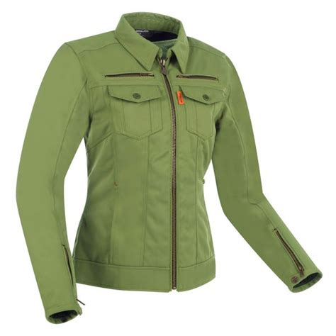 Blouson Moto Segura Lady Patrol Kaki Au Meilleur Prix ICasque