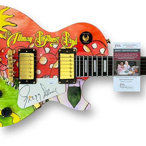 Gregg Allman Signed Custom The Allman Brothers Band 39 Electric Guitar Jsa Pristine Auction