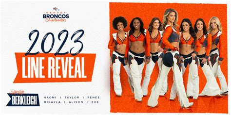 Broncos Cheerleaders On Twitter Line Reveal Captained By Dbc