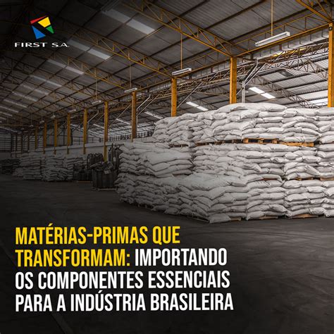 Materias Primas E Produtos Industrializados