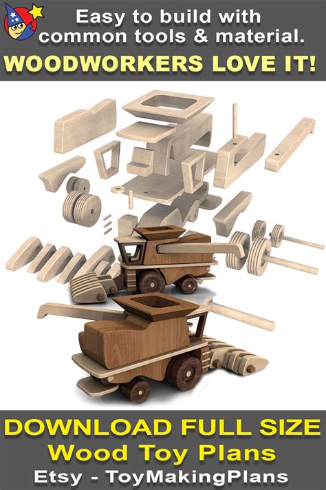 the woodworkers love it dvd is shown with instructions to build and assemble wooden toys