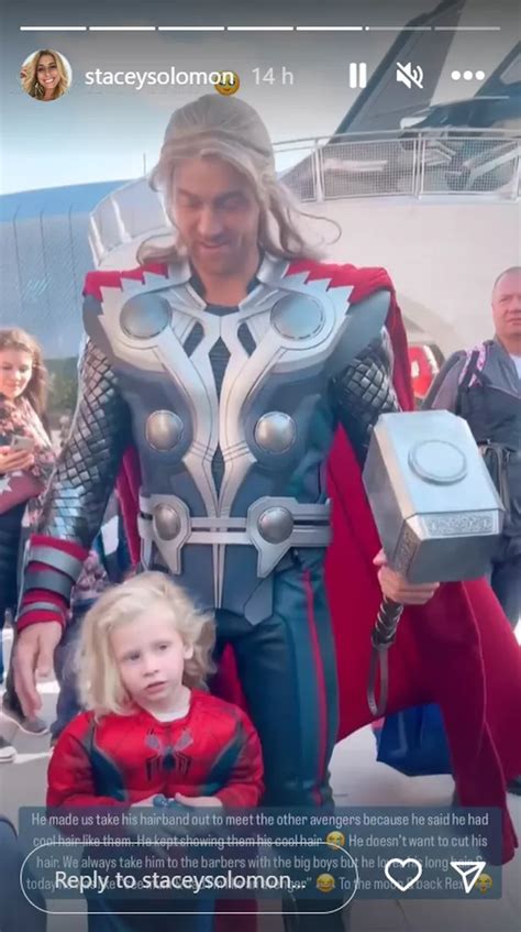 Stacey Solomon Jokes Joe Swash Is So Old As She Drools Over Disneyland S Hot Thor Actor