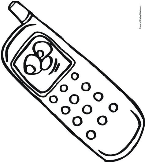 Phone Coloring Pages