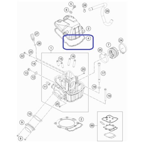 Junta Tapa Culata Ktm Exc Husaberg Fe