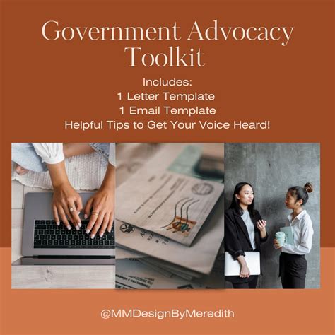 Government Advocacy Toolkit Digital Etsy