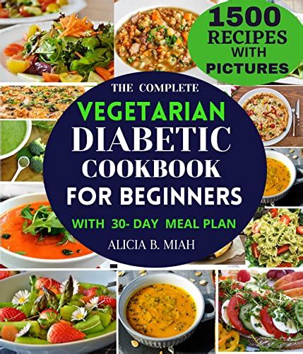 Amazon The Complete Vegetarian Diabetic Cookbook For Beginners