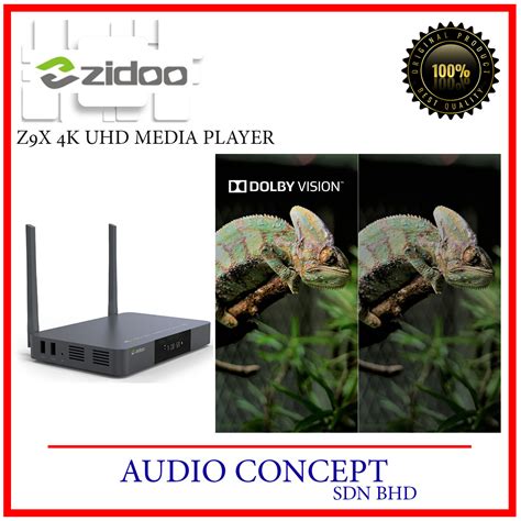 Zidoo Z9X 4K UHD Media Player - Audio Concept