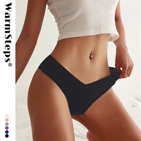 Warmsteps Sexy Women S Panties Seamless Underwear For Woman Lingerie Thongs Low Waist Briefs