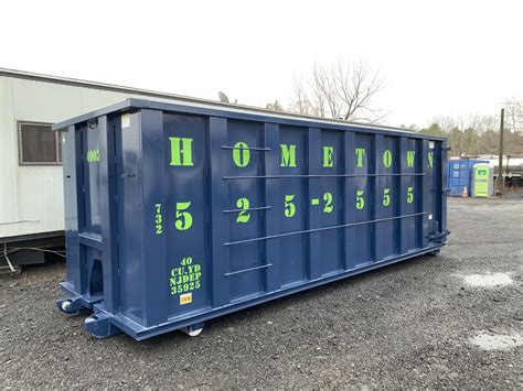 40 Yard Dumpster Rentals In Nj Commercial Dumpsters Hometown Waste