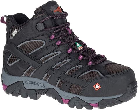 Merrell Moab 2 Ventilator Mid Waterproof Composite Toe Csa Work Boot Womens Amazonca Shoes