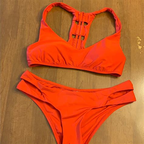 Bright Red Cheeky Bikini Gem