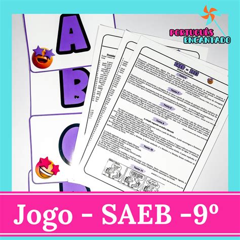 Jogo SAEB – 9º ano – Língua Portuguesa – Loja – Português Encantado