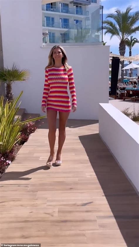 Christine Mcguinness Shows Off Her Toned Physique In A Tiny Purple Bikini In Ibiza Daily Mail