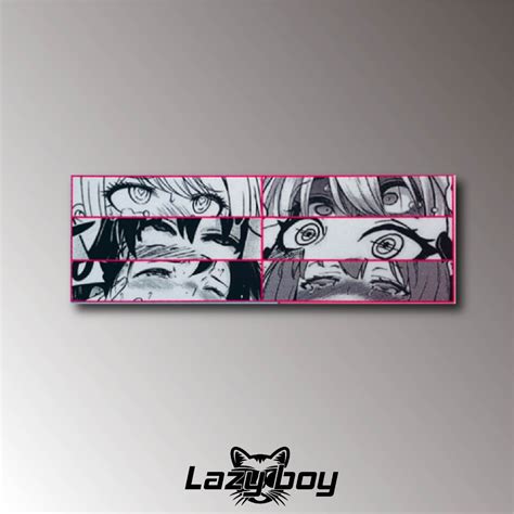 Taiwan Japanese Ahegao Two Dimensional Hentai Otaku Anime Locomotive Stickers Modified Car