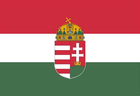 Magyar zászló nagy címeres - Hírös Zászló