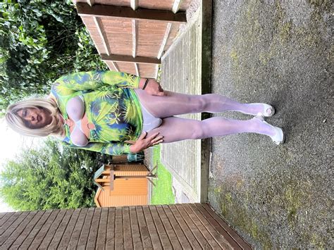 Amateur Crossdresser Kellycd Sexy Milf White Pantyhose Pics Xhamster