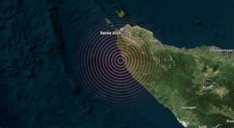 Gempa Bumi Berukuran Skala Richter Gegar Aceh Kosmo Digital