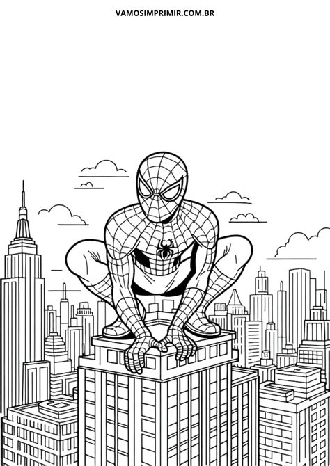 Homem Aranha No Aranhaverso Para Colorir - 5