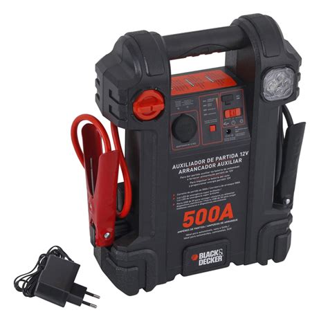 Auxiliar De Partida Black E Decker - Auxiliador de Partida para Auto JS500S 12V 500A Black&Decker | Leroy Merlin