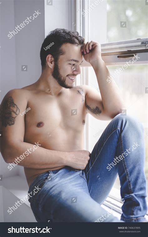Sexy Fashion Portrait Hot Male Model库存照片740637895 Shutterstock