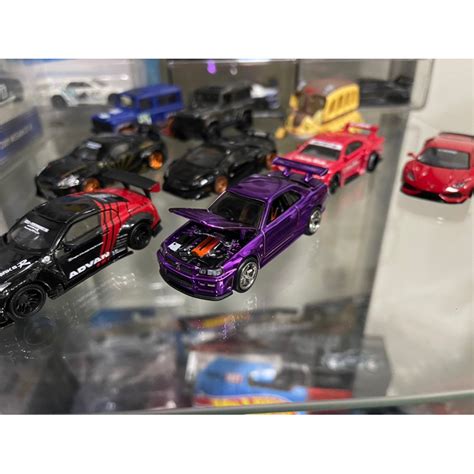 Hot Wheels Rlc Nissan Skyline Gtr Loose Purple Shopee Malaysia