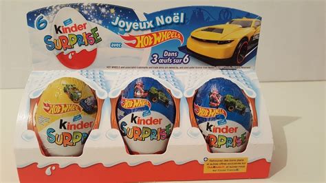 Unboxing Hot Wheels Kinder Surprise Eggs Youtube