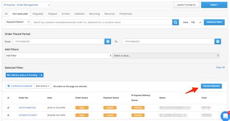 SF Express Auto Delivery Feature – OneShip