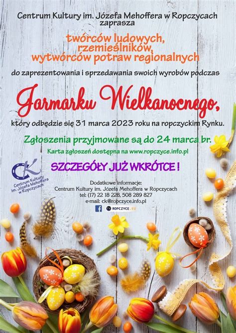 Jarmark Wielkanocny 2023 TV ROPCZYCE EU