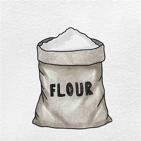 How To Draw Flour Helloartsy