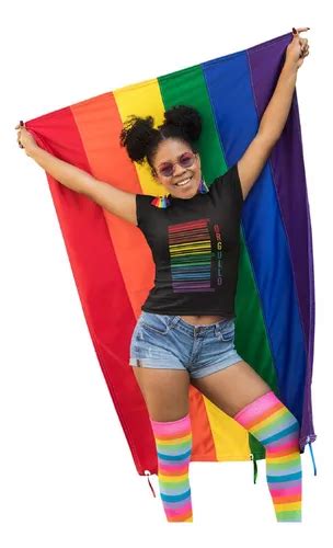 Playera C Digo Pride Lgbt Orgullo Gay Bandera Arcoiris Env O Gratis